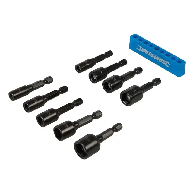 Magnetyczny uchwyt nasadowy, 9 szt. 5 – 12 mm - Silverline