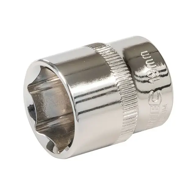 Metryczna nasadka sześciokątna 3/8 cala 19 mm - Silverline