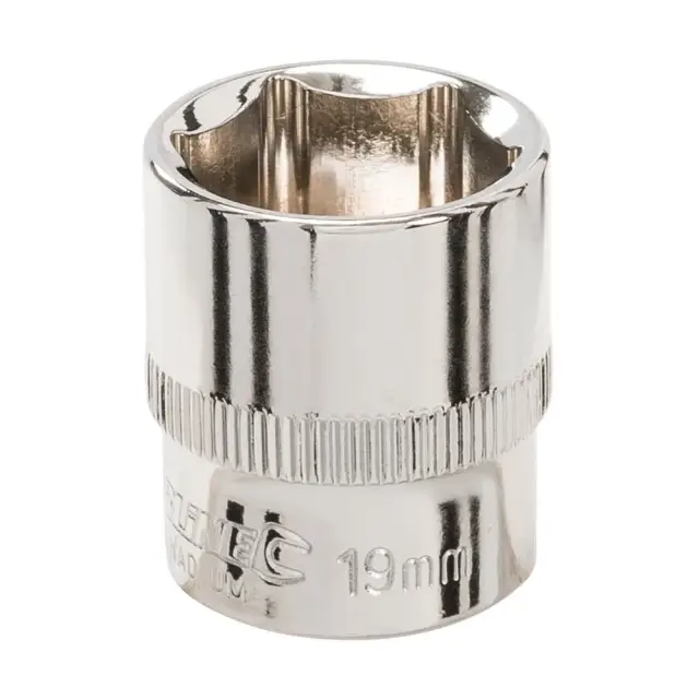 Metryczna nasadka sześciokątna 3/8 cala 19 mm - Silverline