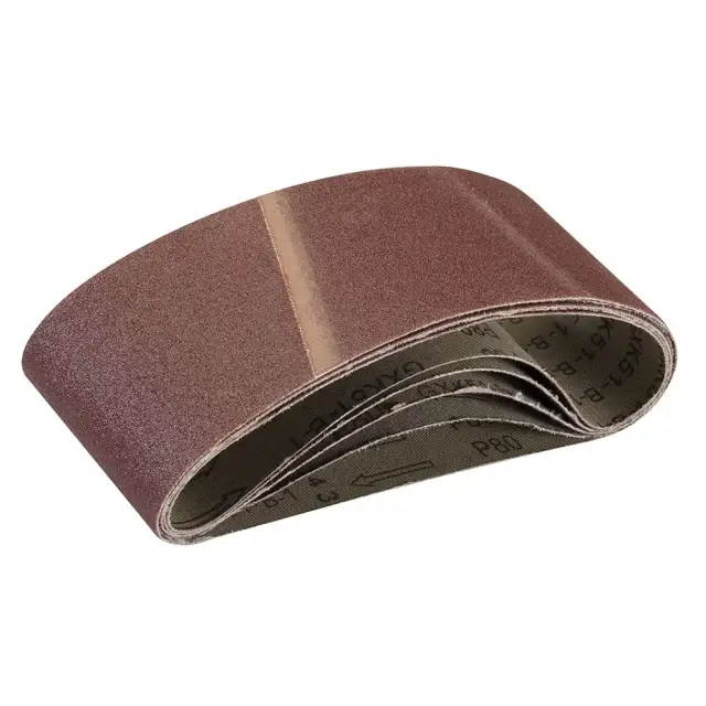 Ścierny pas bezkońcowy 75 x 457mm, 5 szt. P 80 - Silverline