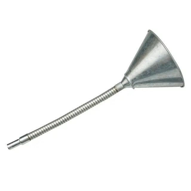 Stalowy lejek z elastyczną końcówką 150 mm - Silverline