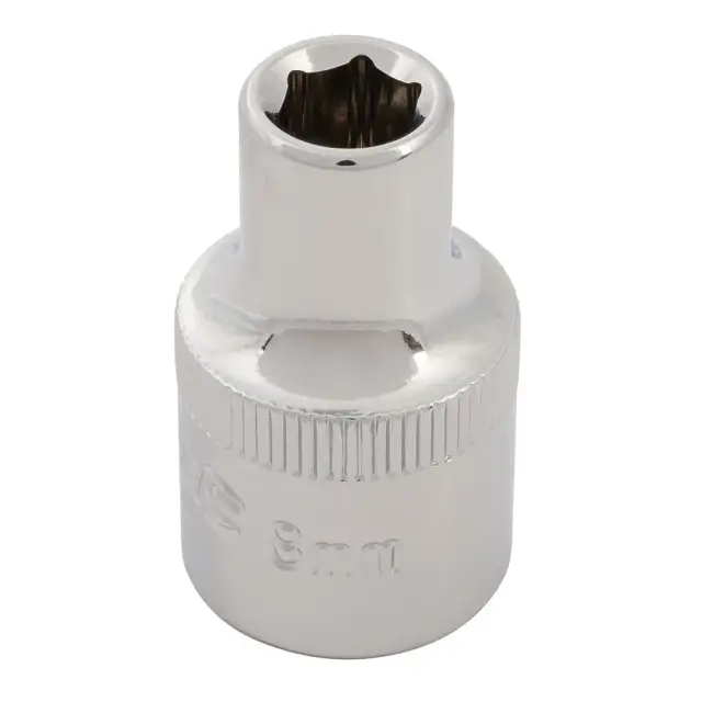 Metryczna nasadka sześciokątna 1/2 cala 8 mm - Silverline
