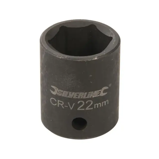 Metryczna nasadka udarowa sześciokątna 1/2 cala 22 mm - Silverline