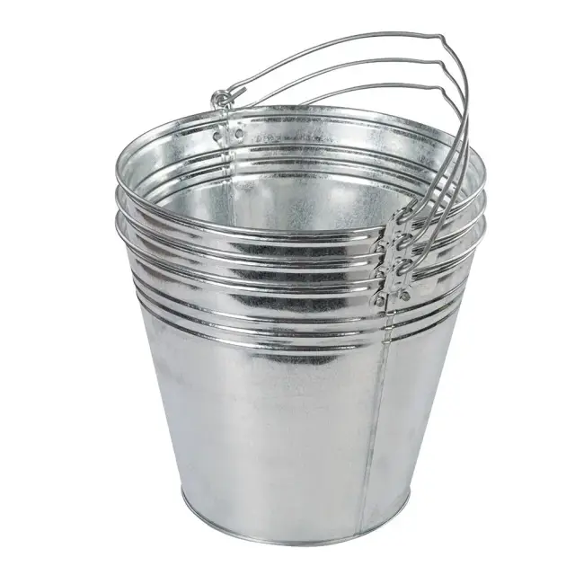Galwanizowane wiadro, 3 szt. 14 l - Silverline