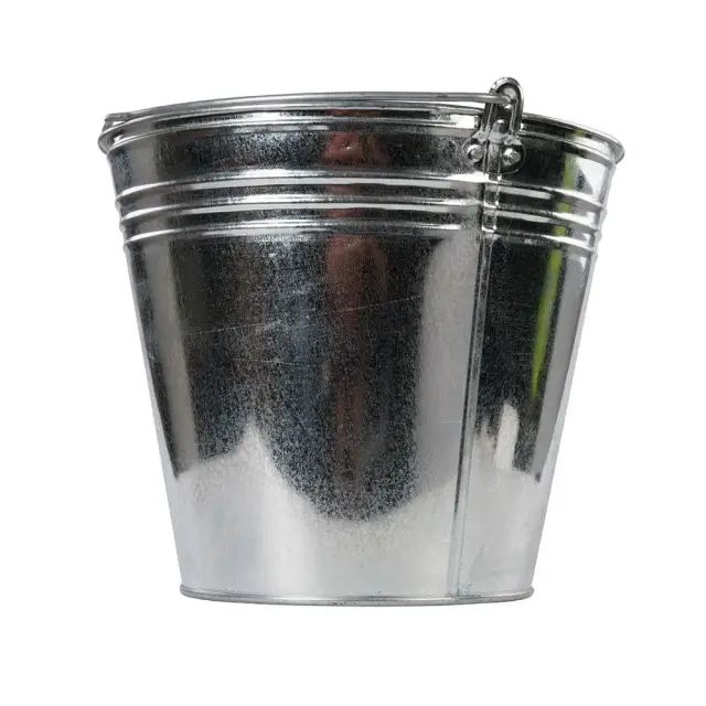 Galwanizowane wiadro, 3 szt. 14 l - Silverline