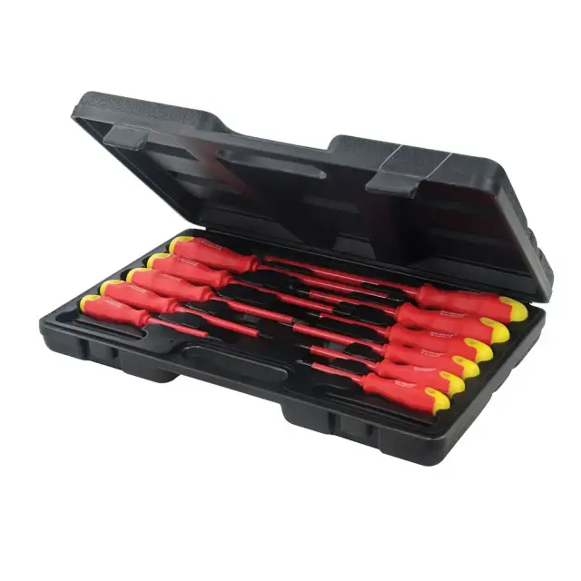 Zestaw izolowanych wkrętaków - Softgrip, 11 szt. 11 szt. - Silverline
