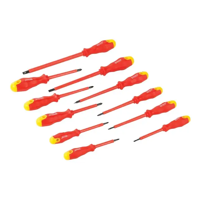 Zestaw izolowanych wkrętaków - Softgrip, 11 szt. 11 szt. - Silverline