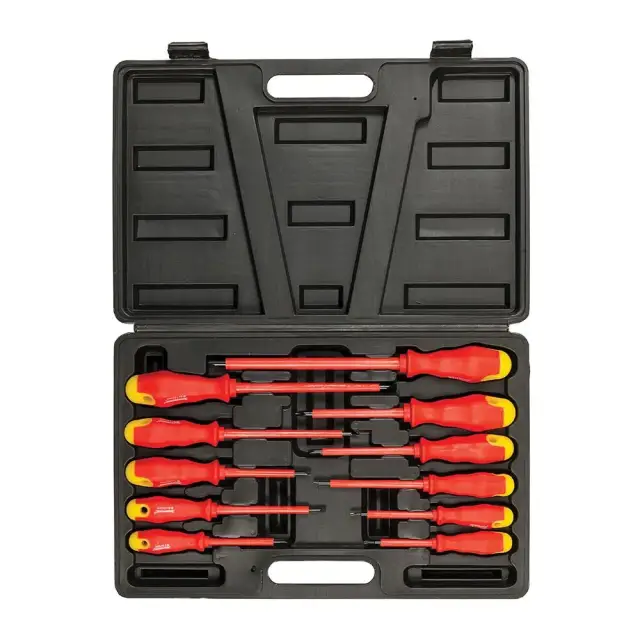 Zestaw izolowanych wkrętaków - Softgrip, 11 szt. 11 szt. - Silverline