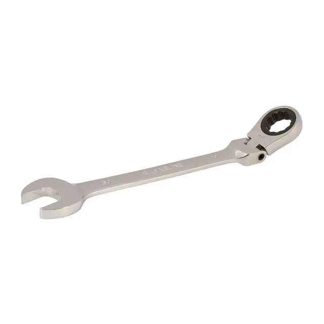 Przegubowy klucz płasko-oczkowy z grzechotką 30 mm - Silverline