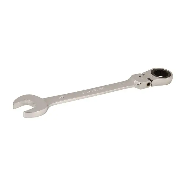 Przegubowy klucz płasko-oczkowy z grzechotką 30 mm - Silverline