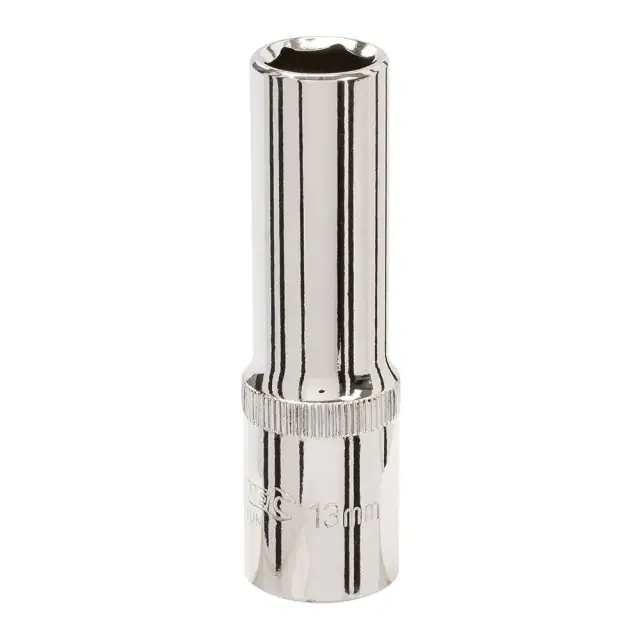 Długa metryczna nasadka sześciokątna 1/2 cala 13 mm - Silverline