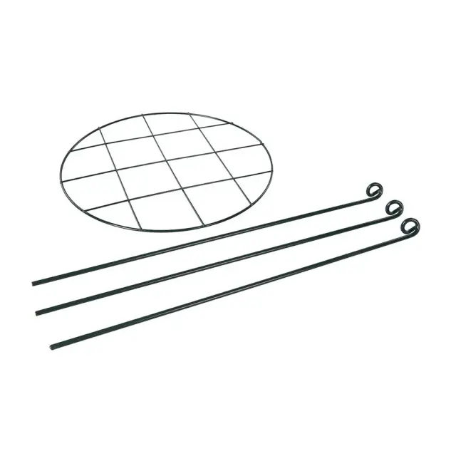 Stalowe podpory do roślin ogrodowych, 4 szt. 300 x 450 mm - Silverline