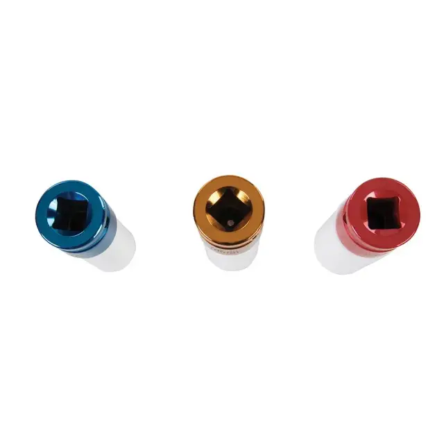 Zestaw kluczy nasadowych udarowych do felg 3 szt. 1/2 cala / 17, 19 i 21 mm - Silverline