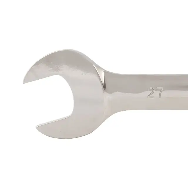 Przegubowy klucz płasko-oczkowy z grzechotką 27 mm - Silverline