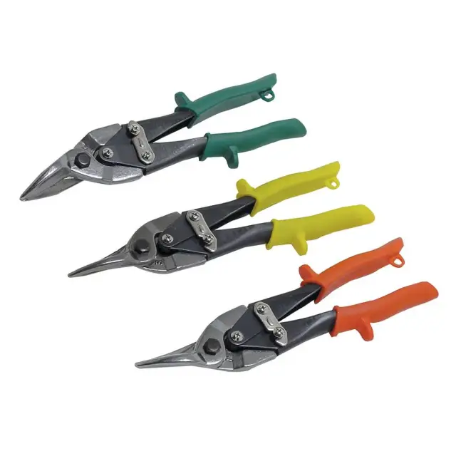 Zestaw nożyc do cięcia blachy, 3 szt. 240 mm - Silverline