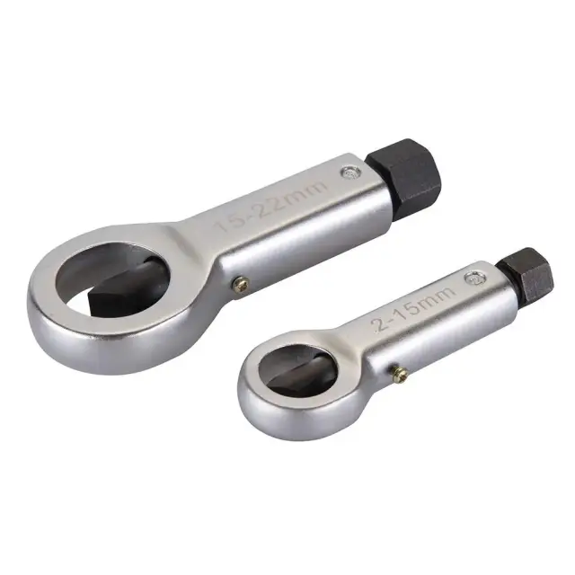 Przecinaki do nakrętek, 2 szt. 2 - 15 mm i 15 - 22 mm - Silverline