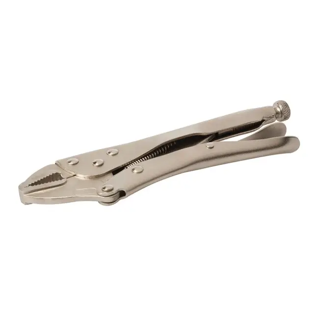 Szczypce zaciskowe samoblokujące 220 mm proste - Silverline