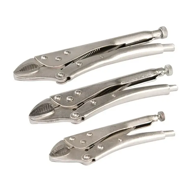 Zestaw szczypcy zaciskowych samoblokujących, 3 szt. 3 szt. - Silverline