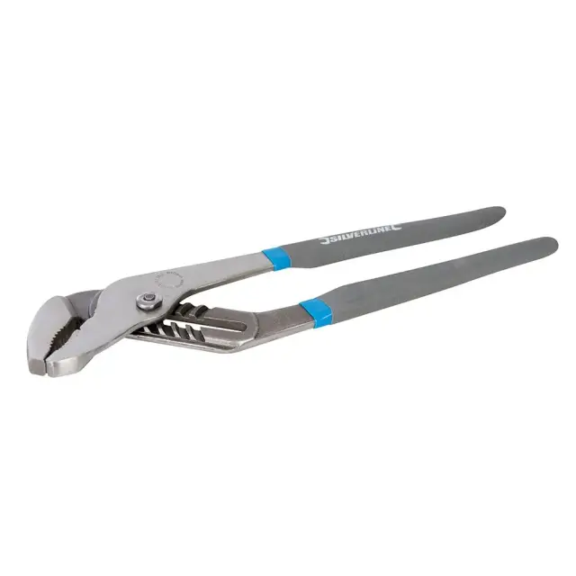 Szczypce nastawne Długość : całkowita 320 mm, szczęk 65 mm - Silverline