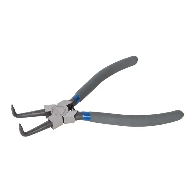 Szczypce wygięte do pierścieni osadczych wewnętrznych 180 mm - Silverline