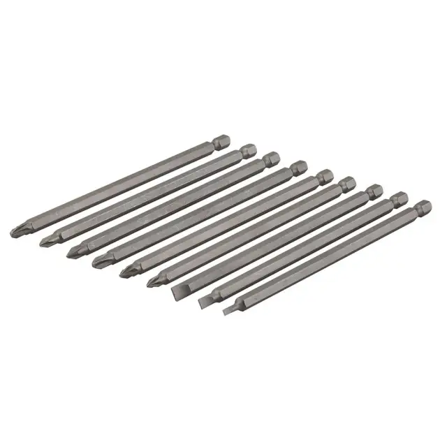 Zestaw bardzo długich bitów, 9 szt. 150 mm - Silverline