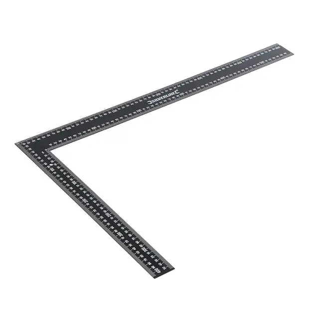 Kątownik stolarski ze stali 600 x 400 mm - Silverline