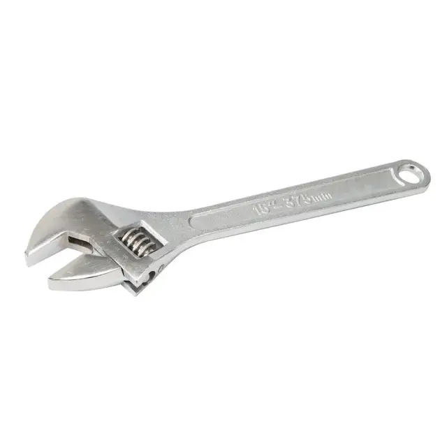 Klucz nastawny Długość całkowita klucza: 375 mm, szczęk: 41 mm - Silverline