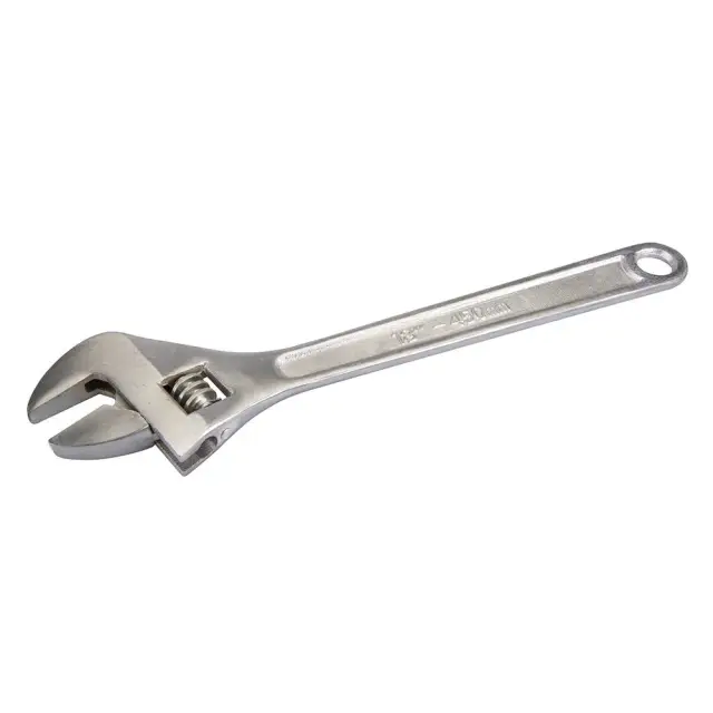 Klucz nastawny Długość całkowita klucza: 450 mm, szczęk: 50 mm - Silverline